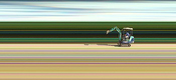 Italia:&nbsp;SANDRO OPERANDO LO SCAVATORE, 2007 Cetona, IT