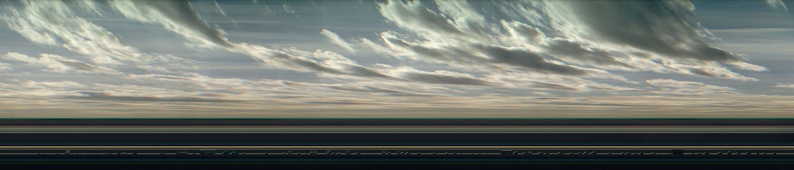 Jay Mark Johnson, LONDON COMMUTE #69, 2012 Australia
archival pigment on paper, mounted on aluminum, 40 x 180 in. (101.6 x 457.2 cm)