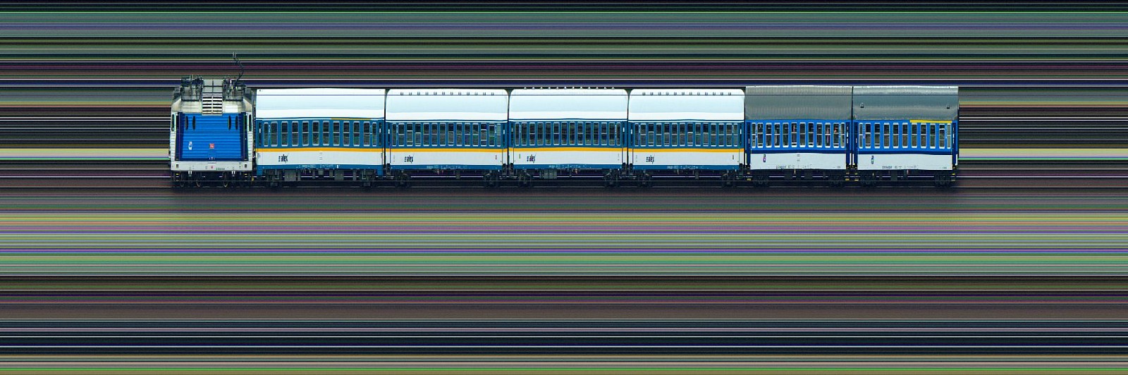 Jay Mark Johnson, VELVET LOCOMOTION 220, 2011
archival pigment on paper, mounted on aluminum, 40 x 120 in. (101.6 x 304.8 cm)