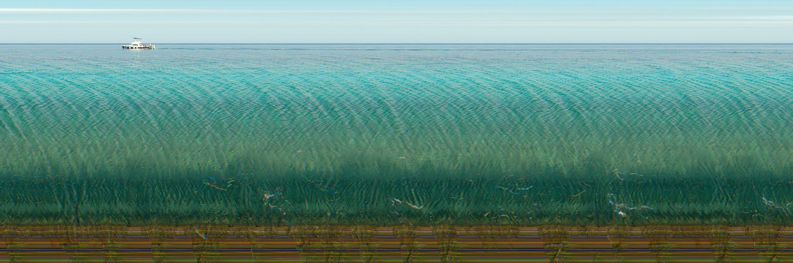 Jay Mark Johnson, COZUMEL WAVES #7, 2009 Cozumel MX
archival pigment on paper, mounted on aluminum, 40 x 120 in. (101.6 x 304.8 cm)