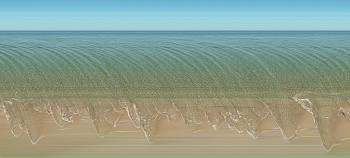 Waves:&nbsp;COZUMEL WAVES #9, 2009 Cozumel MX