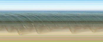 Waves:&nbsp;COZUMEL WAVES #17, 2009 Cozumel MX