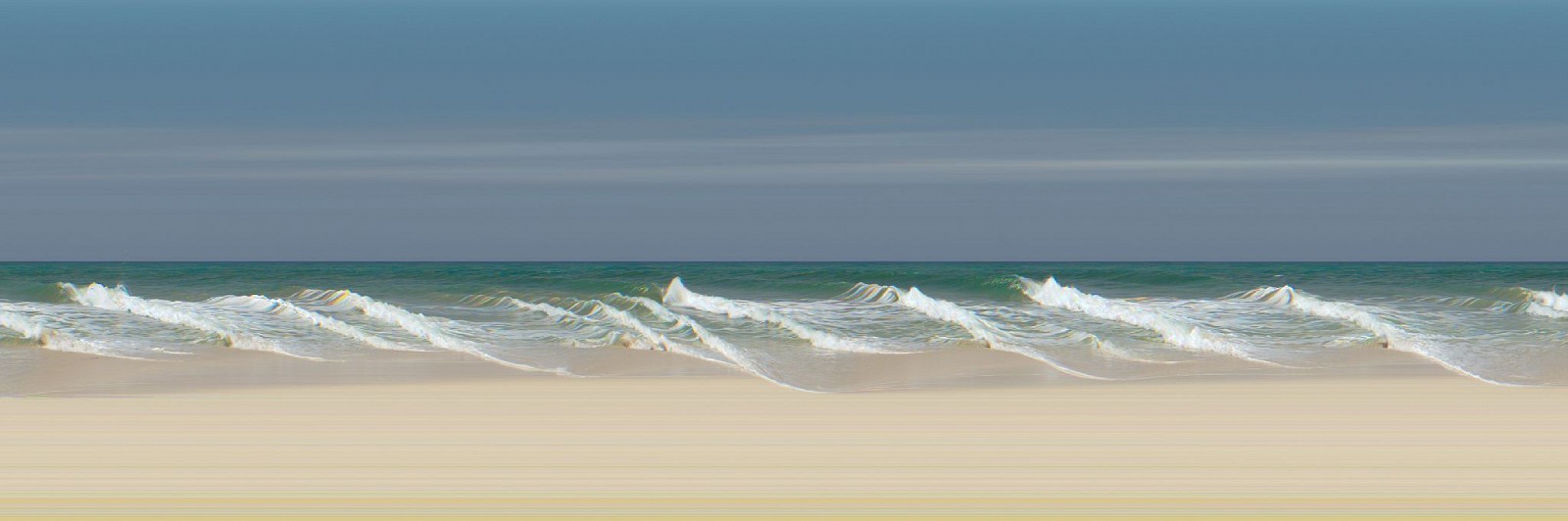 Jay Mark Johnson, COZUMEL WAVES #19, 2009 Cozumel MX
archival pigment on paper, mounted on aluminum, 40 x 120 in. (101.6 x 304.8 cm)