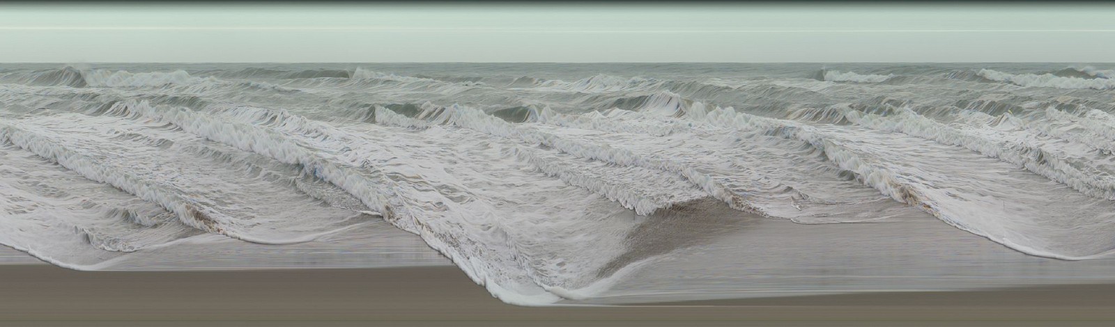 Jay Mark Johnson, STORM AT SEA #12, 2010 Malibu - Ventura CA
archival pigment on paper, mounted on aluminum, 40 x 136 in. (101.6 x 345.4 cm)