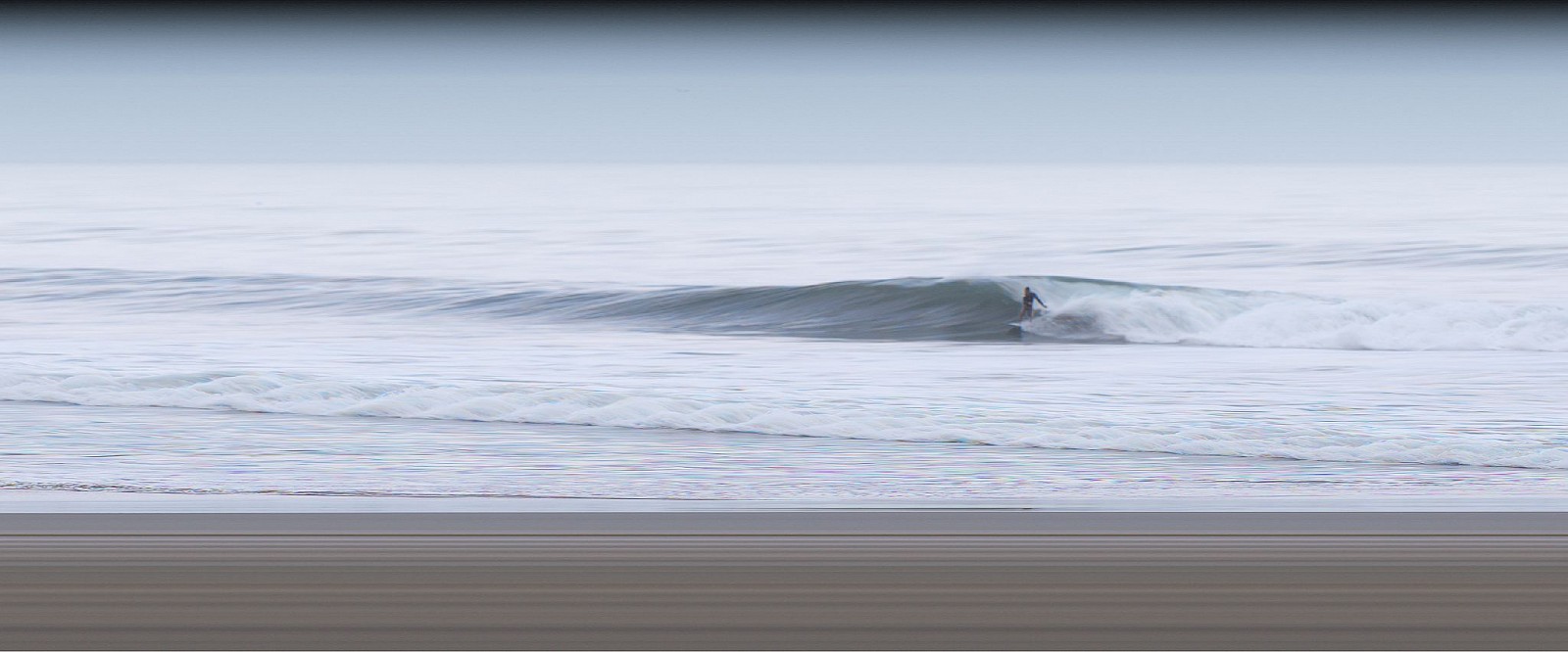 Jay Mark Johnson, VENICE BEACH WAVES #5, 2006 Venice Beach CA
archival pigment on paper, mounted on aluminum, 40 x 96 in. (101.6 x 243.8 cm)