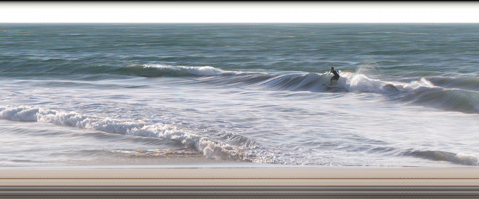 Jay Mark Johnson, VENICE BEACH WAVES #6, 2006 Venice Beach CA
archival pigment on paper, mounted on aluminum, 40 x 96 in. (101.6 x 243.8 cm)