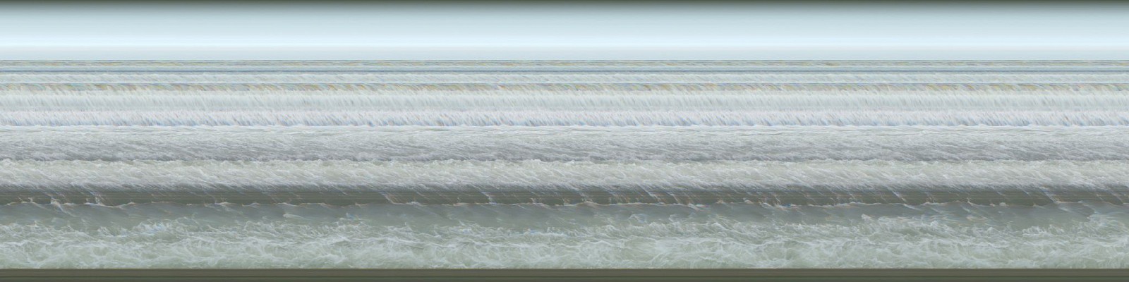 Jay Mark Johnson, GULLFOSS #1, 2021, Gullfoss, Iceland
archival pigment on paper, mounted on aluminum, 40 x 160 in. (101.6 x 406.4 cm)