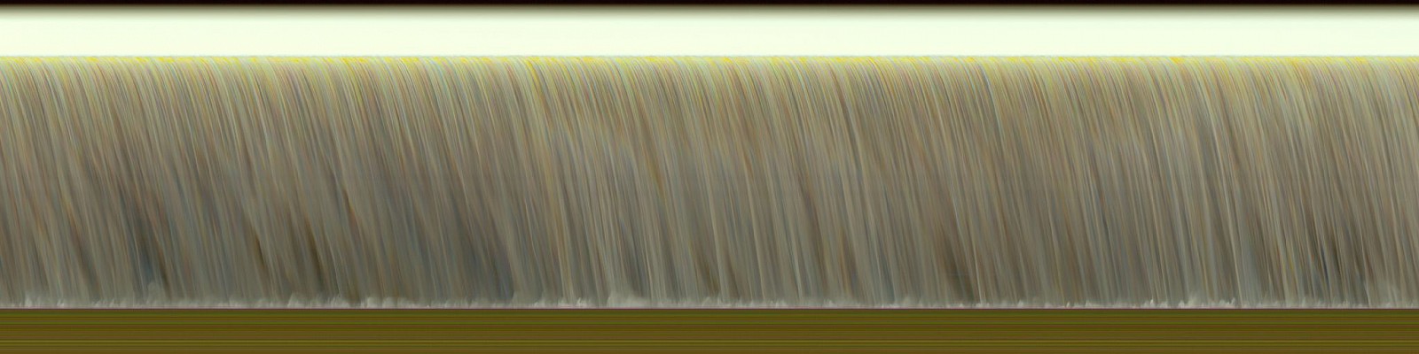 Jay Mark Johnson, SELJALANDSFOSS #2, 2021 RangÃ rthing Eystra, Iceland
archival pigment on paper, mounted on aluminum, 40 x 160 in. (101.6 x 406.4 cm)