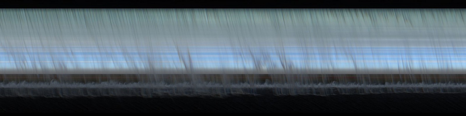 Jay Mark Johnson, SELJALANDSFOSS #3, 2021 RangÃ rthing Eystra, Iceland
archival pigment on paper, mounted on aluminum, 40 x 160 in. (101.6 x 406.4 cm)