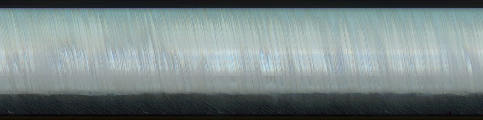 Jay Mark Johnson, SELJALANDFOSS #4, 2021 RangÃ rthing, Iceland
archival pigment on paper, mounted on aluminum, 40 x 160 in. (101.6 x 406.4 cm)