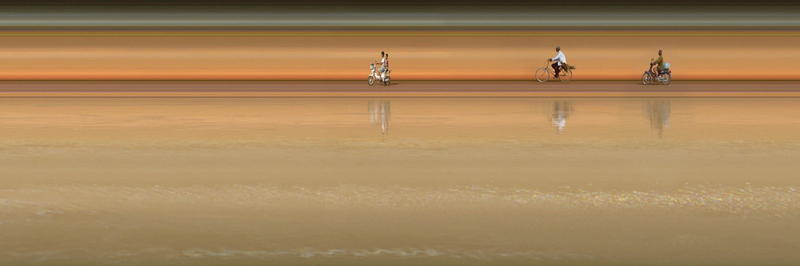 Jay Mark Johnson, SIDESHOW SIEM REAP #11, 2012 Cambodia
archival pigment on paper, mounted on aluminum, 40 x 120 in. (101.6 x 304.8 cm)