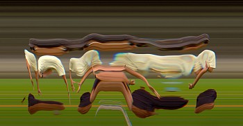 Work: TAICHI MOTION STUDY 144, 2005 Los Angeles CA