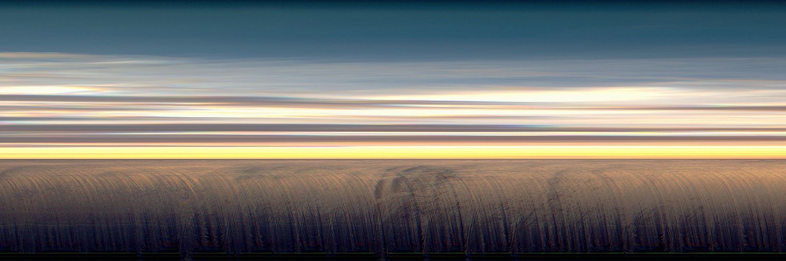 Jay Mark Johnson, KONA SUNSET 29, 2010 Kona HI
archival pigment on paper, mounted on aluminum, 40 x 120 in. (101.6 x 304.8 cm)