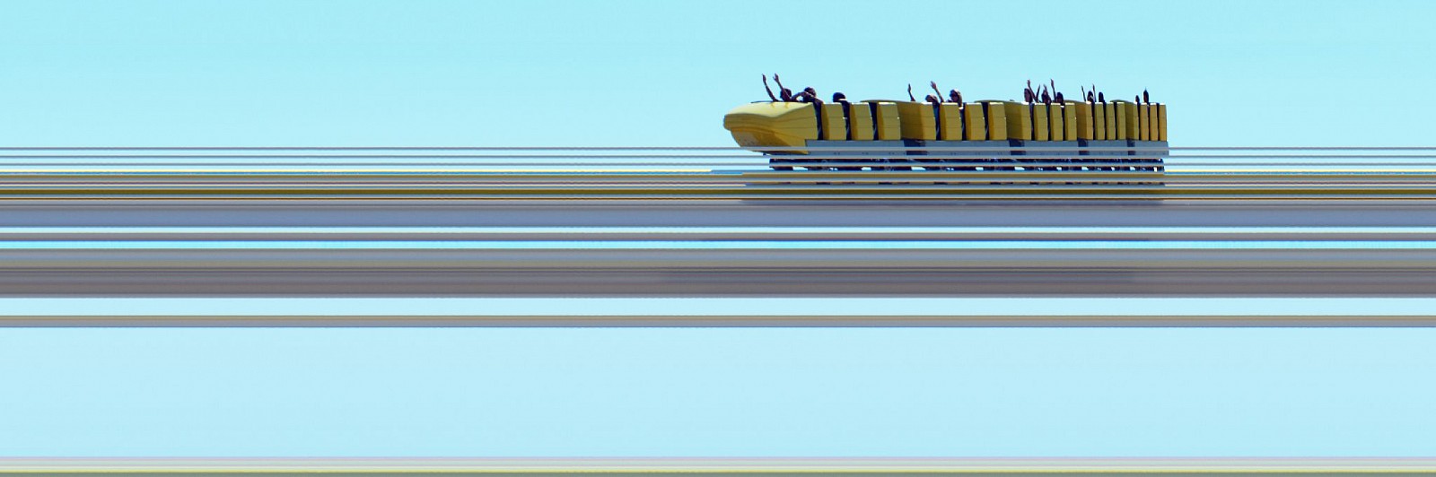 Jay Mark Johnson, SANTA MONICA ROLLER COASTER 1, 2007 Santa Monica CA
archival pigment on paper, mounted on aluminum, 40 x 120 in. (101.6 x 304.8 cm)